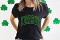 Irish Shamrock Shirt Womens Irish Shirt Lucky Woman Shirt Shamrock Shirt St Patrick Day Shirt Lucky Shirt Irish Gifts Irish Glitter Graphic Tee – Soft Feel · Must-Have Style