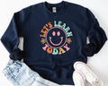 Teacher Sweatshirt Teacher Appreciation Let39s Learn Today Crewneck Smile Face Sweatshirt Gift For Teacher Gift Cute Teacher Gift Sweatshirt – Premium Graphic · Perfect For Daily Wear