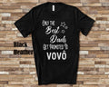 The Best Dads Get Promoted to Vov Grandpa Tshirt Brazilian Grandfather Gift Idea for Father39s Day Birthday Christmas or Pregnancy Reveal Graphic Tee – Everyday Comfort · Top Pick For Any Outfit