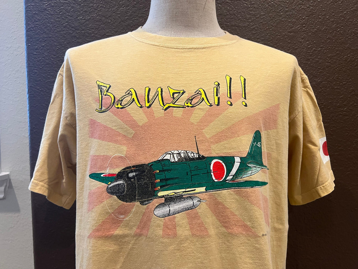 Vintage 9039s Banzai Kido Butai Tour Brown T Shirt Size L Graphic Tee – Warm & Stylish · Trending Graphic Apparel