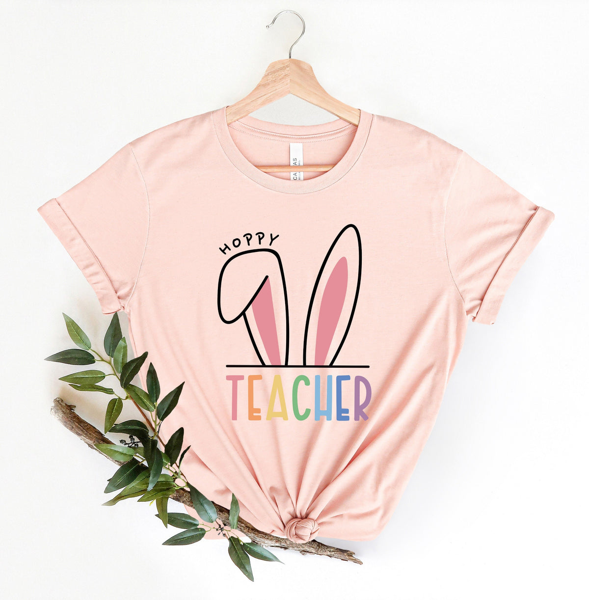 Hoppy Teacher Shirt Teacher Easter Shirt Easter Bunny Shirt Happy Easter Shirt Teacher Appreciation Teacher Life Shirt Graphic Tee – Fan Favorite · High-Quality Print