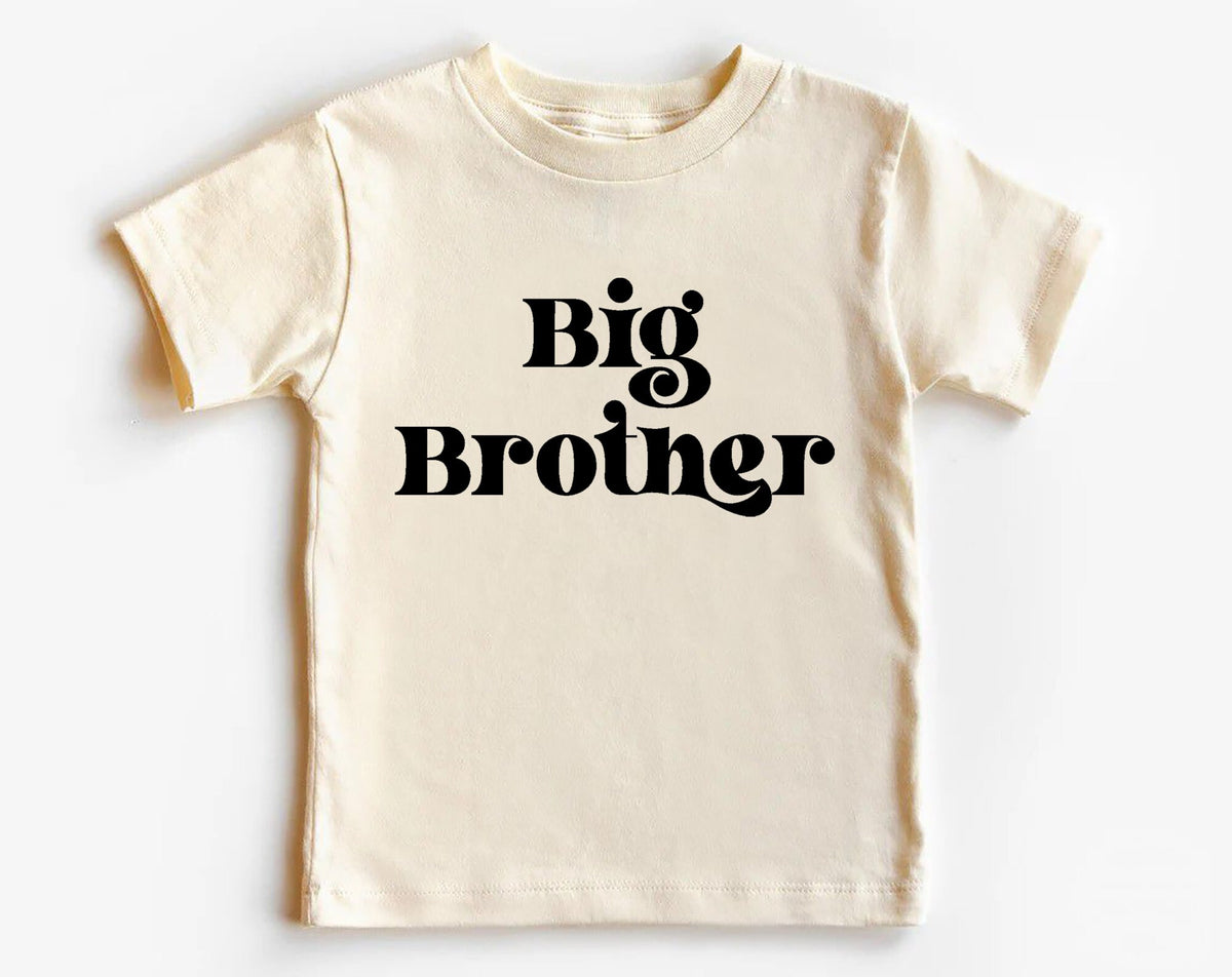 Big Brother Shirt Retro Big Brother Shirt Pregnancy Announcement Sibling Shirt Toddler Shirt Youth Shirt Big Bro Shirt Big Bro Tee Graphic Tee – Cozy Vibes · High-Quality Print