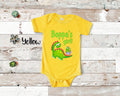 Boppa39s Girl Cute Grandpa Name Dinosaur Baby Bodysuit Tshirt or Toddler Shirt for a Special Grandfather Gift or Pregnancy Announcement Graphic Tee – Premium Graphic · Perfect For Daily Wear