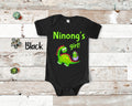 Ninong39s Girl Cute Godfather Name Dinosaur Baby Bodysuit Tshirt or Toddler Shirt for a Spanish Godfather Gift or Pregnancy Announcement Graphic Tee – Fan Favorite · Trending Graphic Apparel