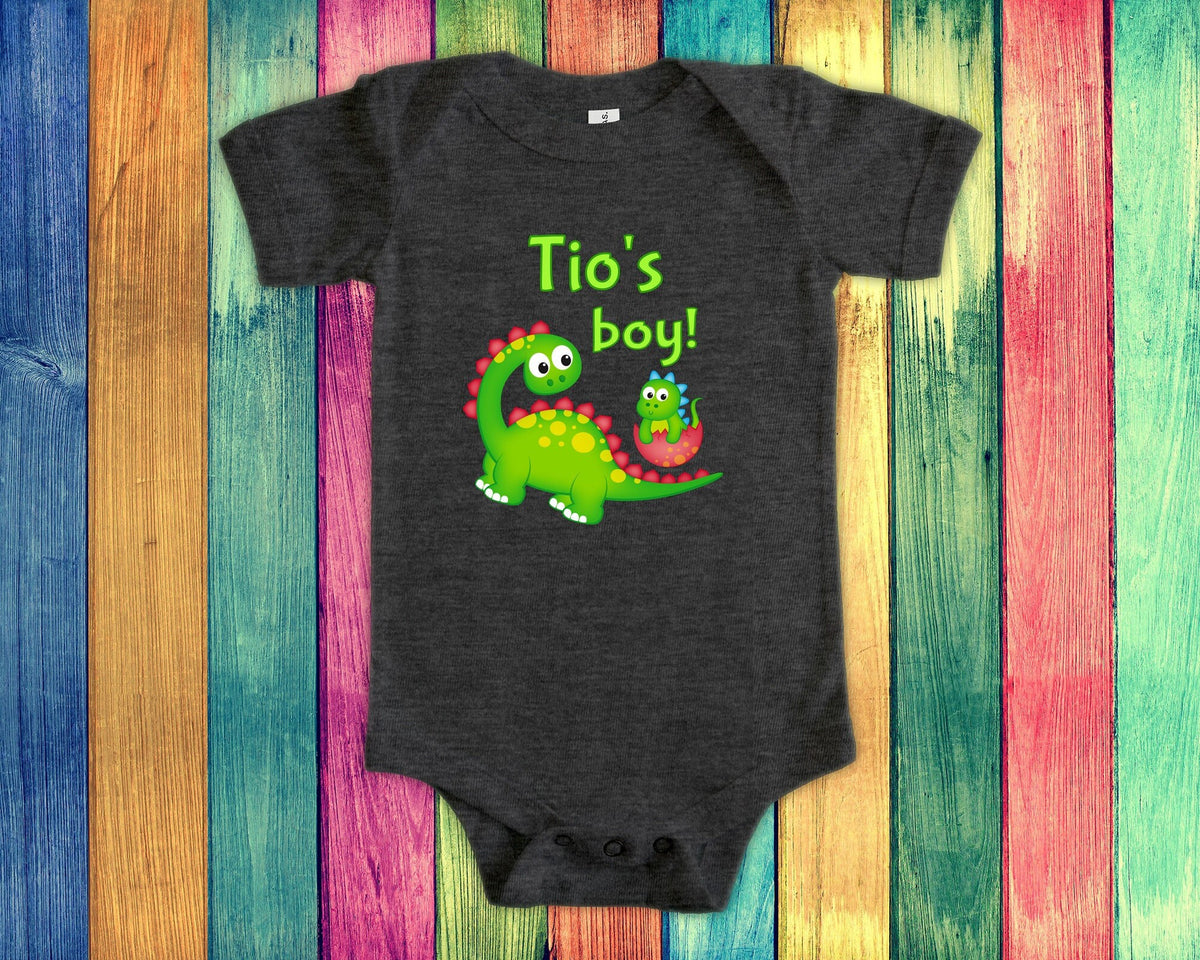 Tio39s Boy Cute Uncle Name Dinosaur Baby Bodysuit Tshirt or Toddler Shirt for a Mexican Spanish Uncle Gift or Pregnancy Reveal Announcement Graphic Tee – Cozy Vibes · Perfect For Daily Wear
