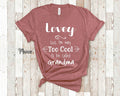 Too Cool Lovey Grandma Tshirt Special Grandmother Gift Idea for Mother39s Day Birthday Christmas or Pregnancy Reveal Announcement Graphic Tee – Easygoing Wear · Must-Have Style