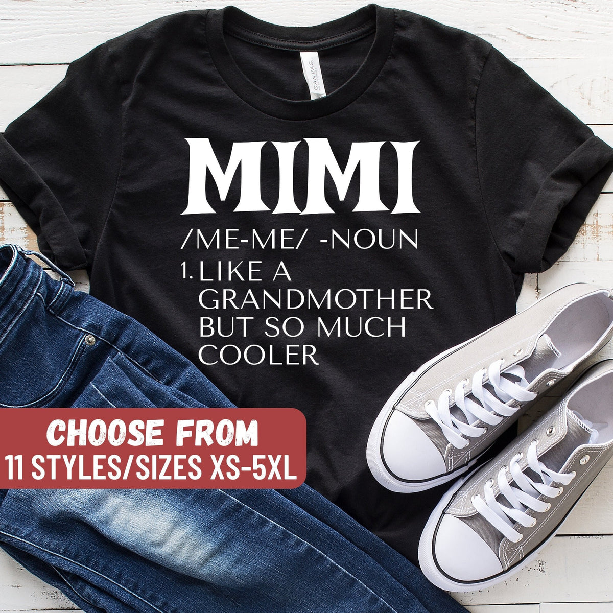 Shirt For Grandma Mother39s Day Gift Mimi TShirt Gift From Grandkids Grandma Shirt Mimi Like A Grandmother But So Much Cooler TShirt Graphic Tee – Bold Style · Great Gift For Fans