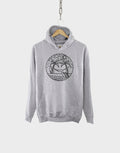 Nautical Hoodie Oversized Beach Hoodie Nautical Sea Hoodie Palm Tree Hoodie Minimal Beach Print Sun Sea Waves Hoodie Hoodie – Feel-Good Design · High-Quality Print