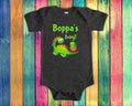 Boppa39s Boy Cute Grandpa Name Dinosaur Baby Bodysuit Tshirt or Toddler Shirt for a Special Grandfather Gift or Pregnancy Announcement Graphic Tee – Premium Graphic · Must-Have Style