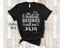 My Greatest Blessings Call Me Jaja Grandma Tshirt Polish Grandmother Gift Idea for Mother39s Day Birthday Christmas or Pregnancy Reveal Graphic Tee – Cozy Vibes · Trending Graphic Apparel
