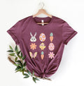 Happy Easter Elements shirt Women Easter shirt Cute Easter shirt Easter shirt Happy Easter Easter bunny shirt bunny shirt Graphic Tee – Everyday Comfort · Perfect For Daily Wear