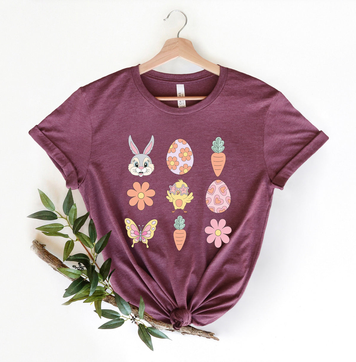 Happy Easter Elements shirt Women Easter shirt Cute Easter shirt Easter shirt Happy Easter Easter bunny shirt bunny shirt Graphic Tee – Everyday Comfort · Perfect For Daily Wear