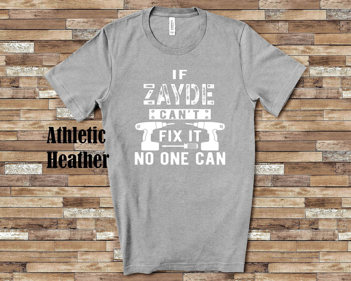 If Zayde Can39t Fix It Tshirt Long Sleeve Shirt Sweatshirt or Tank Top Jewish Yiddish Grandfather Father39s Day Christmas Birthday Gift Sweatshirt – Easygoing Wear · Must-Have Style