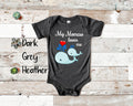 Momaw Loves Me Cute Whale Baby Bodysuit Tshirt or Toddler Shirt Special Grandmother Gift or Pregnancy Reveal Announcement Graphic Tee – Everyday Comfort · Great Gift For Fans
