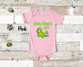 Gram Gram39s Girl Cute Grandma Name Dinosaur Baby Bodysuit Tshirt or Toddler Shirt for a Special Grandmother Gift or Pregnancy Announcement Graphic Tee – Easygoing Wear · Must-Have Style