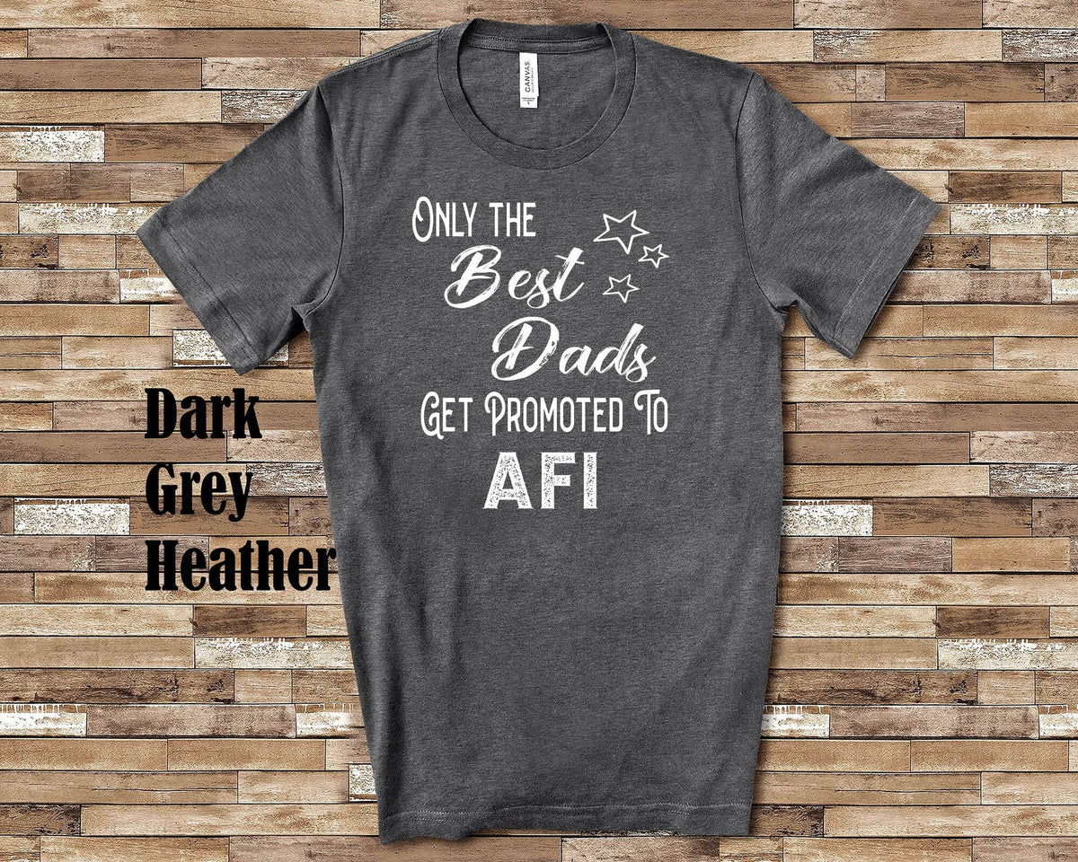 The Best Dads Get Promoted to Afi Grandpa Tshirt Nordic Grandfather Gift Idea for Father39s Day Birthday Christmas or Pregnancy Reveal Graphic Tee – Bold Style · Trending Graphic Apparel