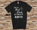 The Best Dads Get Promoted to Abito Grandpa Tshirt Italian Grandfather Gift Idea Father39s Day Birthday Christmas or Pregnancy Reveal Graphic Tee – Easygoing Wear · Must-Have Style