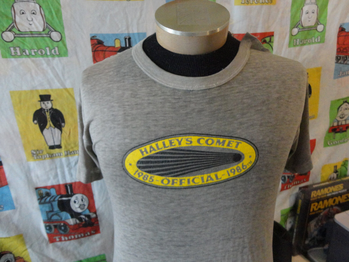 Vintage 8039s Haley39s Comet 19851986 Official Soft Paper Thin T Shirt M Graphic Tee – Premium Graphic · Great Gift For Fans