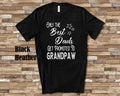 The Best Dads Get Promoted to Grandpaw Grandpa Tshirt Special Grandfather Gift Idea for Father39s Day Birthday Christmas or Pregnancy Reveal Graphic Tee – Aesthetic Look · Great Gift For Fans