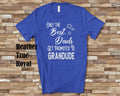 The Best Dads Get Promoted to Grandude Grandpa Tshirt Special Grandfather Gift Idea for Father39s Day Birthday Christmas Pregnancy Reveal Graphic Tee – Soft Feel · Great Gift For Fans