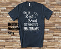 Best Dads Get Promoted to Great Gramps Great Grandpa Tshirt Special Gift Idea for Father39s Day Birthday Christmas or Pregnancy Reveal Graphic Tee – Bold Style · Perfect For Daily Wear