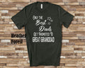 Best Dads Get Promoted to Great Granddad Great Grandpa Tshirt Special Gift Idea for Father39s Day Birthday Christmas or Pregnancy Reveal Graphic Tee – Easygoing Wear · Great Gift For Fans