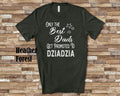 The Best Dads Get Promoted to Dziadzia Grandpa Tshirt Polish Grandfather Gift Idea for Father39s Day Birthday Christmas or Pregnancy Reveal Graphic Tee – Fan Favorite · Top Pick For Any Outfit