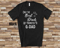 The Best Dads Get Promoted to GDad Grandpa Tshirt Special Grandfather Gift Idea for Father39s Day Birthday Christmas or Pregnancy Reveal Graphic Tee – Easygoing Wear · High-Quality Print
