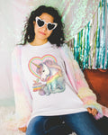 Bookish Reading Tee Shirt for Unicorn Lover Retro Aesthetic Tee with Books and Heart Shirt for Librarian Reading Month Tee with Rainbow Graphic Tee – Soft Feel · Great Gift For Fans
