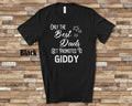 The Best Dads Get Promoted to Giddy Grandpa Tshirt Special Grandfather Gift Idea for Father39s Day Birthday Christmas or Pregnancy Reveal Graphic Tee – Fan Favorite · Perfect For Daily Wear