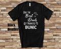 The Best Dads Get Promoted to Bunic Grandpa Tshirt Romanian Grandfather Gift Idea for Father39s Day Birthday Christmas or Pregnancy Reveal Graphic Tee – Everyday Comfort · Perfect For Daily Wear