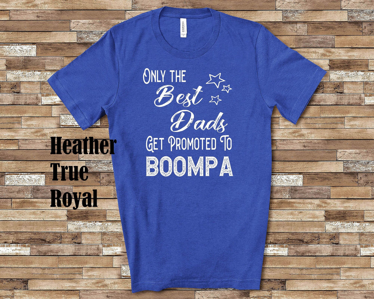 The Best Dads Get Promoted to Boompa Grandpa Tshirt Special Grandfather Gift Idea for Father39s Day Birthday Christmas or Pregnancy Reveal Graphic Tee – Everyday Comfort · Great Gift For Fans