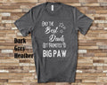 The Best Dads Get Promoted to Big Paw Grandpa Tshirt Special Grandfather Gift Idea for Father39s Day Birthday Christmas or Pregnancy Reveal Graphic Tee – Warm & Stylish · High-Quality Print