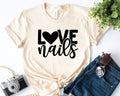Nails Shirt Love Nails Nail Technician Shirt Manicurist T Shirt Nail Tech Shirt Nail Tech Gift Nail Shirt Heart Nails Shirt Graphic Tee – Soft Feel · High-Quality Print
