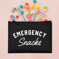 Emergency Snacks Zip Pouch Emergency Snacks Pouch Emergency Snack Bag Emergency Candy Zip Pouch Pouch For Snacks Kids Snack Bag Tote Bag – Cozy Vibes · High-Quality Print
