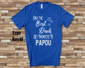 The Best Dads Get Promoted to Papou Grandpa Tshirt Greek Grandfather Gift Idea for Father39s Day Birthday Christmas or Pregnancy Reveal Graphic Tee – Warm & Stylish · Trending Graphic Apparel