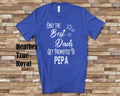 The Best Dads Get Promoted to Pepa Grandpa Tshirt Special Grandfather Gift Idea for Father39s Day Birthday Christmas or Pregnancy Reveal Graphic Tee – Premium Graphic · Must-Have Style