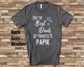 The Best Dads Get Promoted to Papik Grandpa Tshirt Armenian Grandfather Gift Idea for Father39s Day Birthday Christmas or Pregnancy Reveal Graphic Tee – Bold Style · High-Quality Print