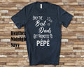 The Best Dads Get Promoted to Pp Grandpa Tshirt French Grandfather Gift Idea for Father39s Day Birthday Christmas or Pregnancy Reveal Graphic Tee – Cozy Vibes · Top Pick For Any Outfit