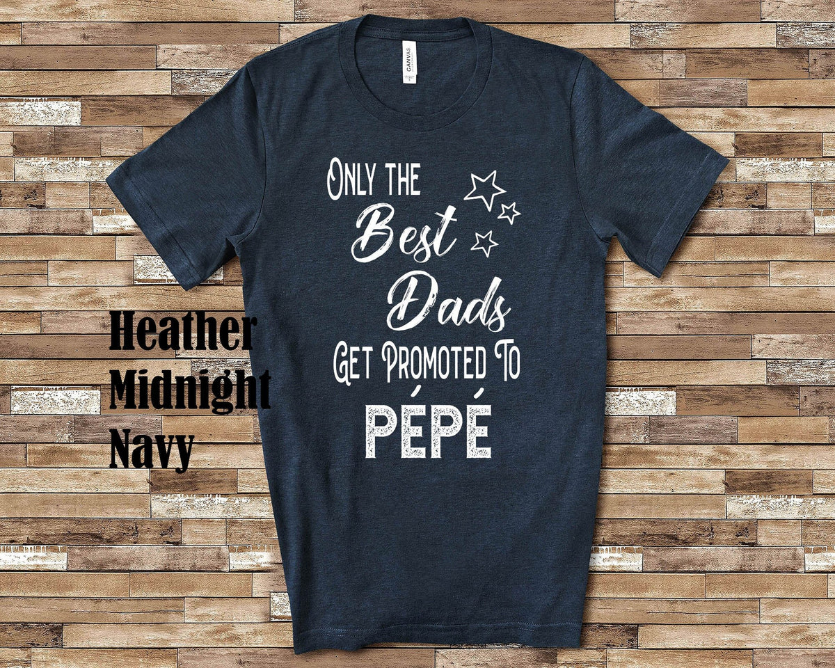 The Best Dads Get Promoted to Pp Grandpa Tshirt French Grandfather Gift Idea for Father39s Day Birthday Christmas or Pregnancy Reveal Graphic Tee – Cozy Vibes · Top Pick For Any Outfit