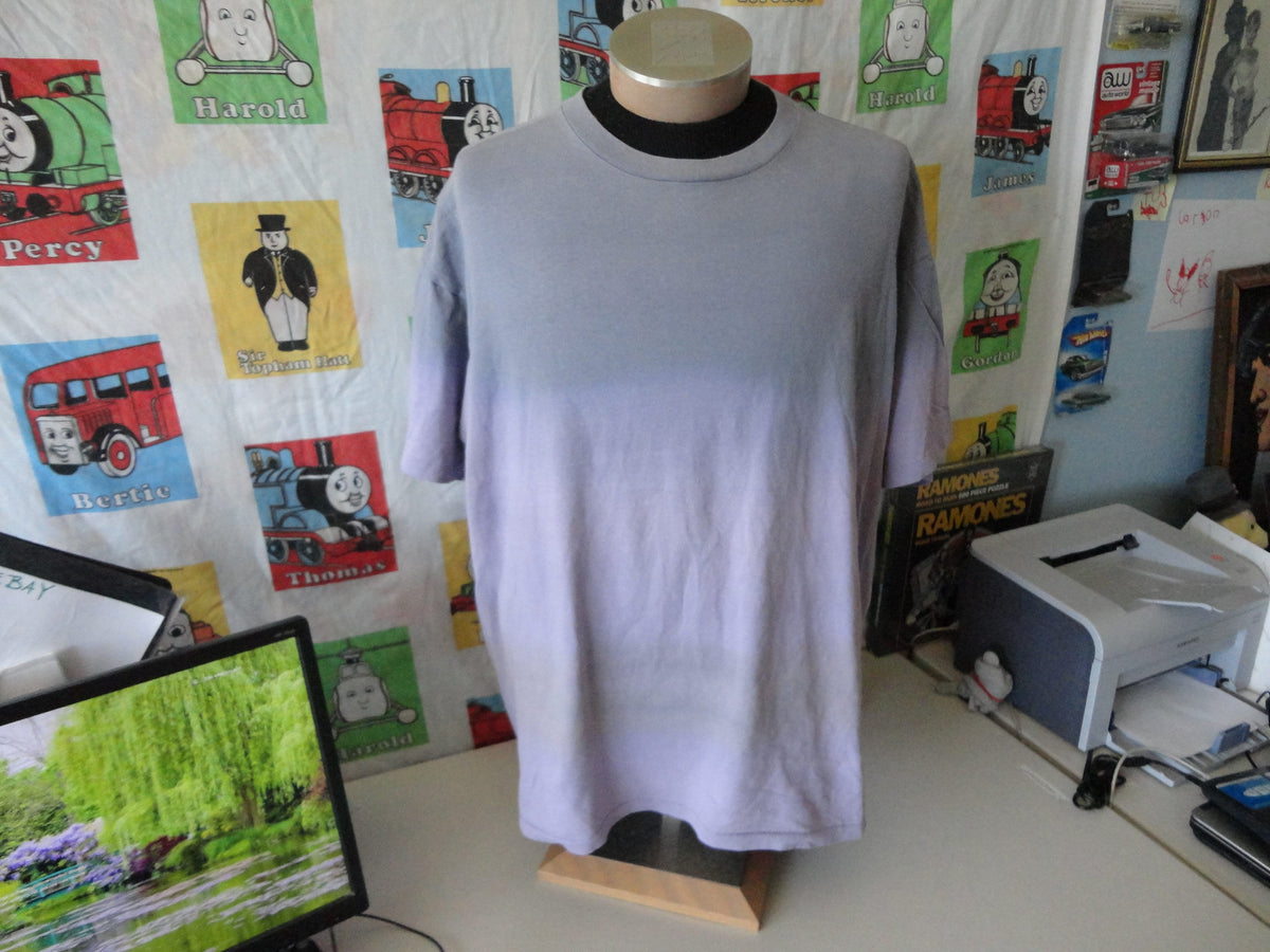 Vintage 9039s 3D Emblem BLANK faded purple T Shirt 2XL Graphic Tee – Cozy Vibes · Top Pick For Any Outfit