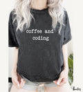 Coffee and Coding T shirt Code Shirt Web Developer Gift Women Men Ladies Kids Baby Tshirt Gift for Him Her Computer Best Friend Present Graphic Tee – Fan Favorite · High-Quality Print