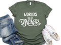 Worlds Best Teacher Shirt Teacher Gift Teacher Shirt Teacher Appreciation Gift For Teacher Best Teacher Shirt Teacher Tee Graphic Tee – Cozy Vibes · Top Pick For Any Outfit