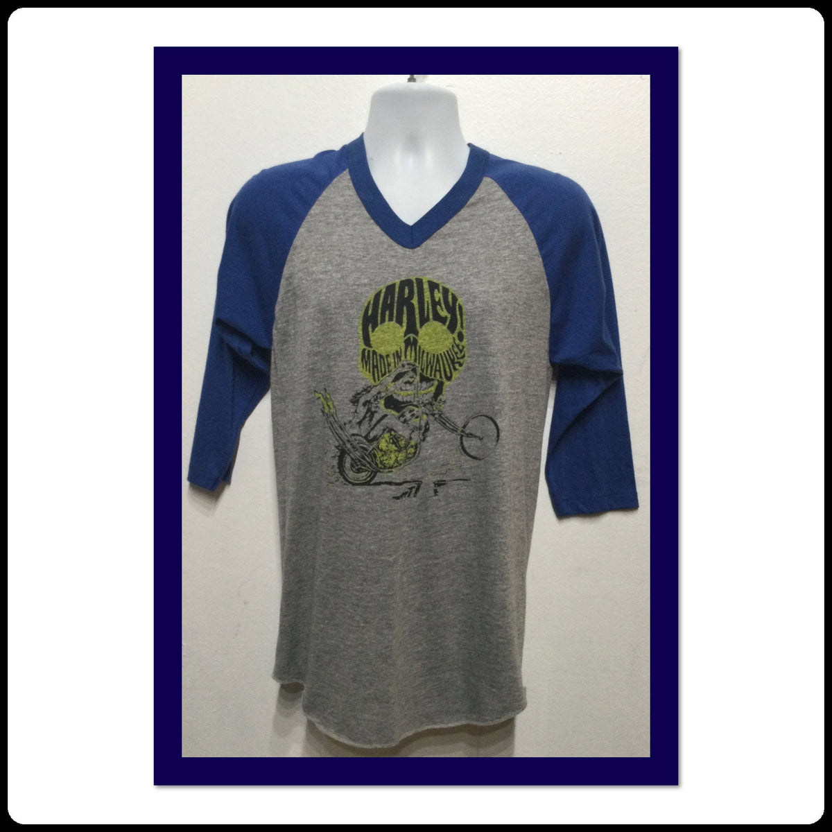 Mens vintage printed jersey T Shirt quotHarley Made in Milwaukeequot Size medium Jersey – Bold Style · Trending Graphic Apparel