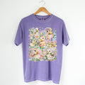 Funny Duck Tee Shirt with Transparent Watercolor Splashes and Colorful Flowers Watercolor Duck Lover Shirt for Spring 90s Throwback Tee Graphic Tee – Premium Graphic · Trending Graphic Apparel