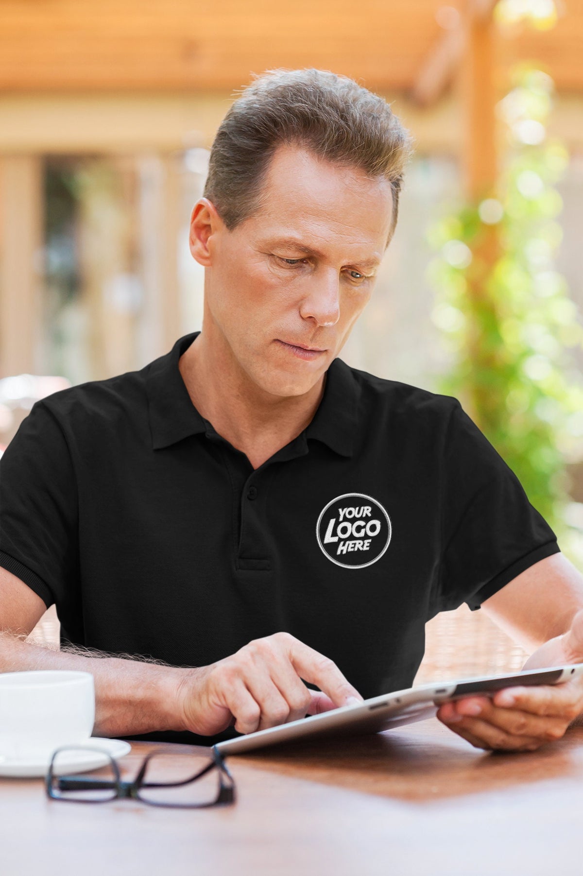 Personalised Polo Shirt Custom Work Shirts For Men Printed Shirt Workwear Text Or Logo Hospitality Working Top Graphic Tee – Soft Feel · Top Pick For Any Outfit