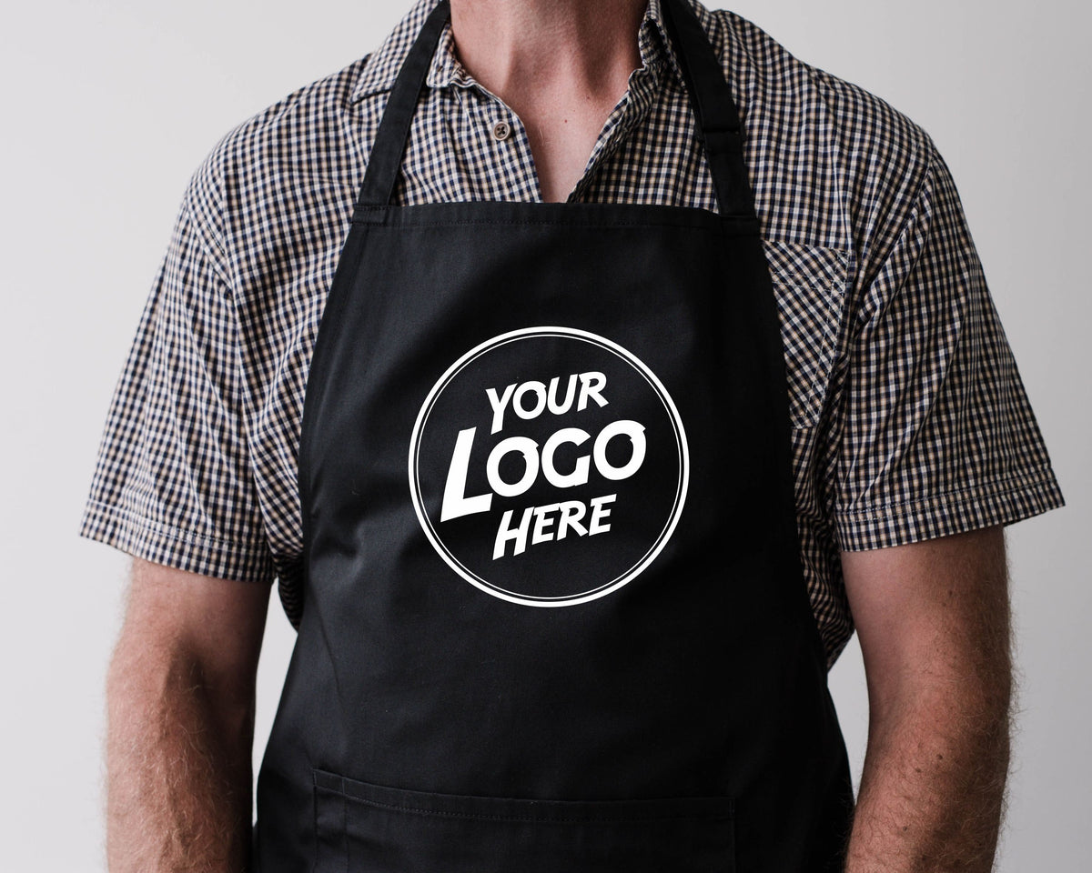 Baking Apron Personalised Apron Custom Work Aprons Printed Workwear Text Or Logo Hospitality Working Top Kitchen Cooking Small Business Graphic Tee – Feel-Good Design · Must-Have Style