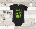 Giddy39s Girl Cute Grandpa Name Dinosaur Baby Bodysuit Tshirt or Toddler Shirt for a Arabic or Syrian Grandfather Gift or Pregnancy Reveal Graphic Tee – Bold Style · Trending Graphic Apparel