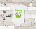 Baboo39s Girl Cute Grandpa Name Dinosaur Baby Bodysuit Tshirt or Toddler Shirt for a Special Grandfather Gift or Pregnancy Announcement Graphic Tee – Warm & Stylish · Top Pick For Any Outfit