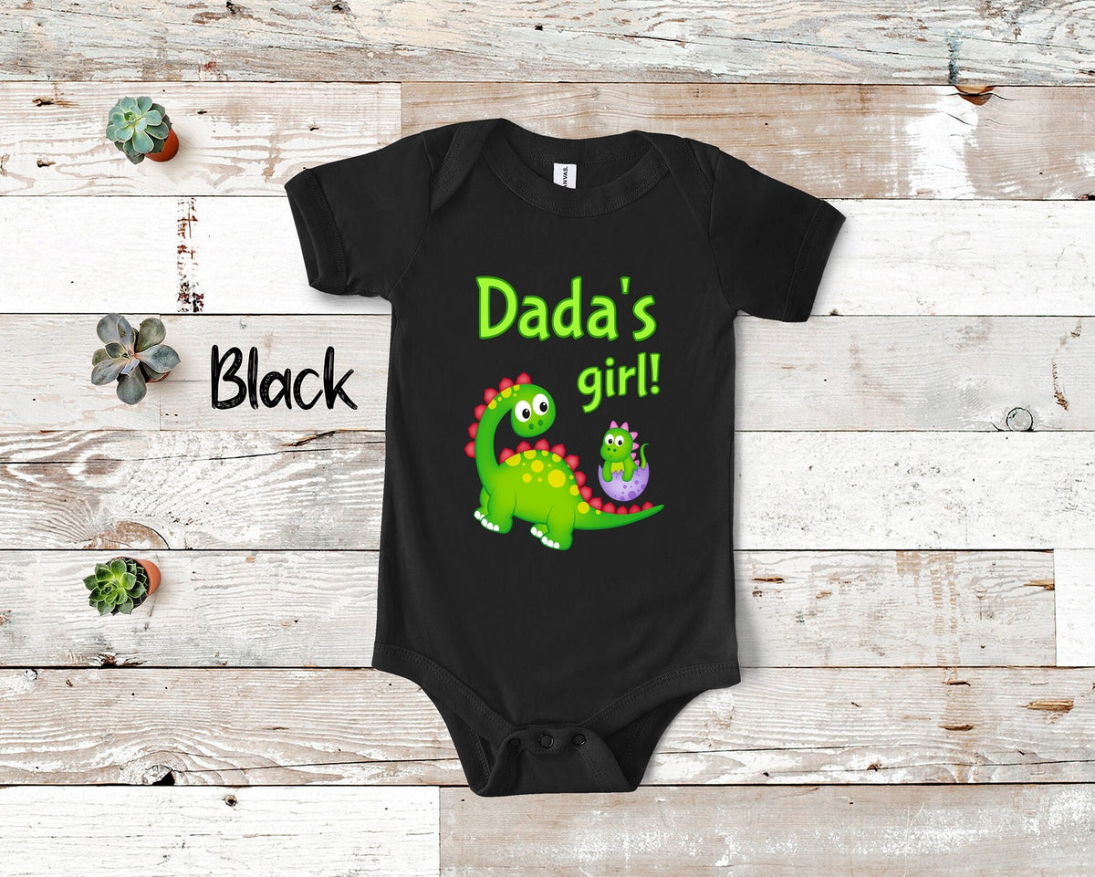 Dada39s Girl Cute Grandpa Name Dinosaur Baby Bodysuit Tshirt or Toddler Shirt for a Indian Grandfather Gift or Pregnancy Reveal Announcement Graphic Tee – Fan Favorite · Perfect For Daily Wear
